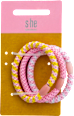 Haargummi-Set geflochten bunt s-he stylecollection