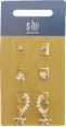 Ohrstecker-Set gold mit Seestern Anhänger s-he stylecollection