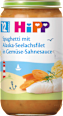 Menü Spaghetti mit Alaska-Seelachsfilet in Gemüse-Sahnesauce ab dem 12. Monat HiPP