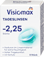 kontaktní čočky denní -2,25 DP visiomax