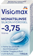 Mesečna silikonsko-hidrogelna kontaktna leča, dioptrija -3,75 visiomax