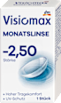 kontaktní čočky měsíční -2,50 DP visiomax