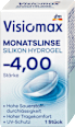 Mesečna silikonsko-hidrogelna kontaktna leča, dioptrija -4,00 visiomax