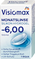 Soczewka kontaktowa miesięczna silikonowo-hydrożelowa -6,00 VISIOMAX