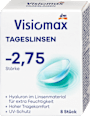 kontaktní čočky denní -2,75 DP visiomax