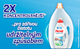 prací gel ultra koncentrovaný Sensitive, 2x62 PD Persil