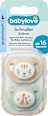 Ciuccio anatomico in silicone dal 16° mese assort. babylove