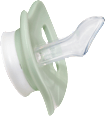 Succhietto anatomico in silicone, 0-6 mesi, assort. babylove