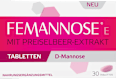 Femannose E D-Mannose 1g Tabletten mit Preiselbeer-Extrakt 30 St FEMANNOSE