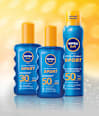 Sonnenspray UV Dry Protect Sport Transparent LSF 30 NIVEA SUN