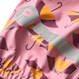 Regenhose mit Schirm-Muster, rosa, Gr. 110/116 PUSBLU