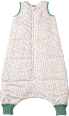 Schlafsack mit Beinen 3 TOG mit Punkte-Muster, grün,  110 cm ALANA