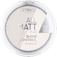 All Matt Plus Shine Control pudră compactă 001 Universal CATRICE