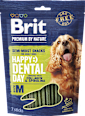 Dentálne tyčinky Premium By Nature Semi-Moist Snacks Happy Dental day veľkosť M Brit