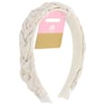 Haarreif Beige geflochten s-he stylecollection