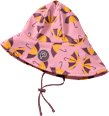 Regenhut mit Futter & Schirm-Muster, rosa, Gr. 52/53 PUSBLU