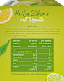 Früchtetee Heiße Zitrone mit Limette (15 Beutel) Bad Heilbrunner