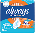 Odišavljeni damski vložki Ultra Day Normal, velikost 1 always