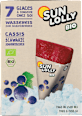 Erfrischungsgetränk Wassereis Schwarze Johannisbeeren SUN LOLLY