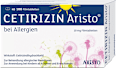 Cetirizin ARISTO bei Allergien,10 mg Cetirizindihydrochlorid Filmtabletten ARISTO