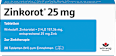 Zinkorot 25 mg Tabletten Zinkorot