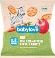 Mini gallette di riso alla mela e carota, 8 mesi+ babylove