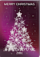 Adventski kalendar Crystal Christmas Tree  ZMILE COSMETICS