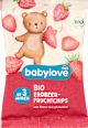 Kindersnack Erdbeer-Fruchtchips ab 3 Jahren babylove