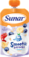 Smootík čučoriedka, jogurt a ovsené vločky Sunar
