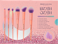 Set cadou 6 pensule și 2 bureți de machiaj PROFUSION COSMETICS