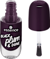 Körömlakk gél - Nr. 84 Black Plum & Done essence