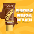 Foundation Buttermelt Glaze mit LSF 30, 08 Nutmeg Butta NYX PROFESSIONAL MAKEUP