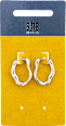 Kreolen Ohrstecker Silberfarben (1 Paar) s-he stylecollection