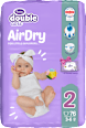 double care AirDry pelene 2 mini (3 - 6kg) Violeta