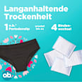 Periodenunterwäsche schwarz, Gr XL. XL/XXL o.b.