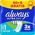 Binden Ultra Days 1 Normal Giga Pack always