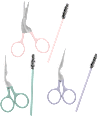 Set per la cura delle sopracciglia assort. ebelin