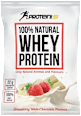 100% Natural Whey Protein u prahu - jagoda i bijela čokolada proteini.si