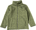 Jacke aus Strickfleece, grün, Gr. 122 PUSBLU
