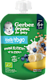 Mus owocowy banany, jagody z jogurtem i płatkami zbóż po 6.msc Gerber Organic