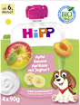 Pouch od jabuke, banane, marelice i jogurta, 4 x 90 g HiPP