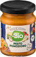 Bio omaka pesto s paradižniki, sirom in indijskimi oreščki dmBio