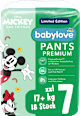 Pelene gaćice Premium, xxl veličina: 7, 17+kg babylove