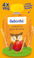 Quetschie Vollkorn in Apfel Banane, ab 1 Jahr (4 x 90g) Bebivita
