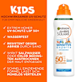 Sonnencreme Kids Ambre Sensitive Anti Sand Spray LSF 50+ Garnier Ambre Solaire