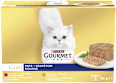 Potpuna hrana za odrasle mačke Gold – govedina, tuna, jetrica i puretina, 12 x 85 g Purina Gourmet