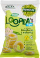 Chrupki z zielonego grochu o smaku śmietanki z zieloną cebulką LOOPEA's