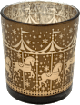 Glaskerzenhalter Karussellpferde, braun (8 cm) Dekorieren & Einrichten