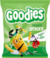 tyčinky s příchutí zeleniny Goodies