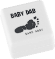 barva šedá na otisky rukou a nohou BABY DAB
